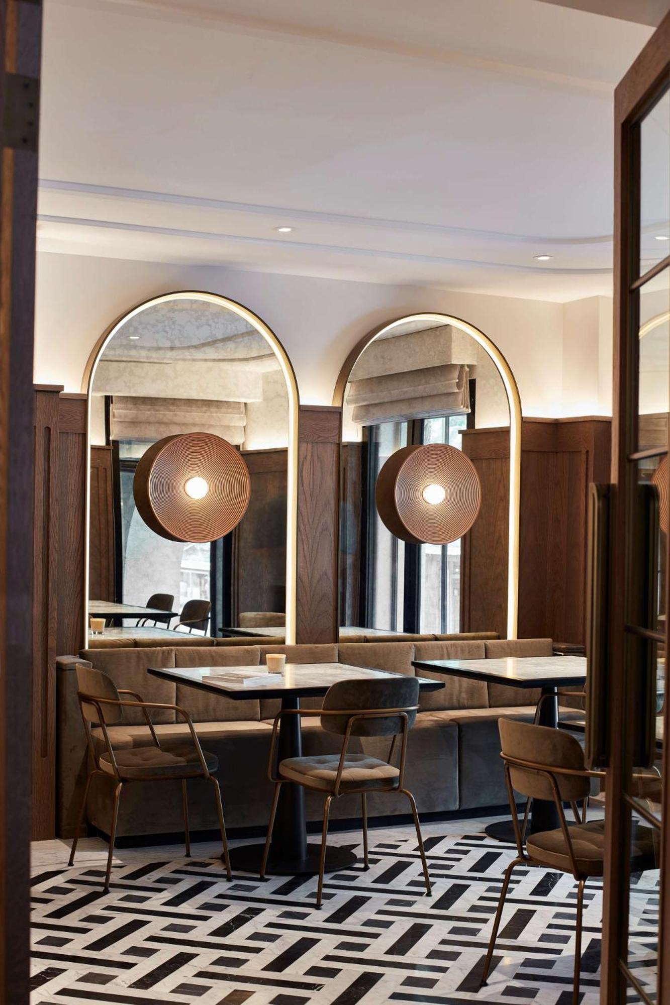 ホテル ヒルトン メルボルン リトル クイーン ストリート エクステリア 写真 The interior of the restaurant