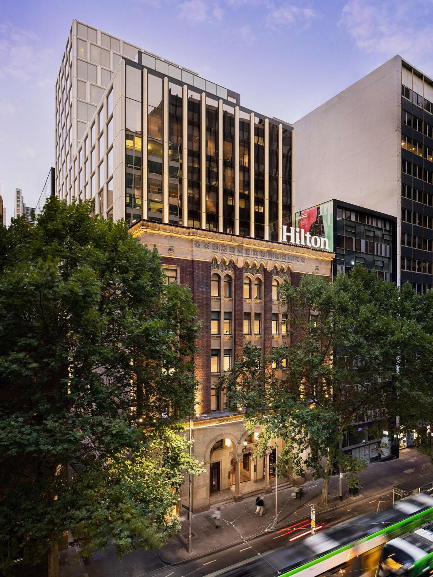 ホテル ヒルトン メルボルン リトル クイーン ストリート エクステリア 写真 Hilton Melbourne